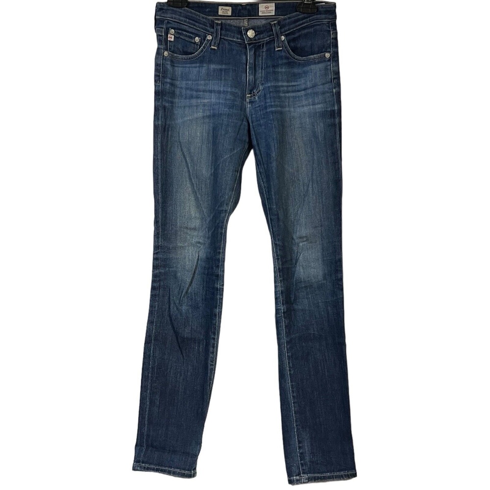 AG Adriano‎ Goldschmied Prima Blue Denim Mid Rise Cigarette Jeans 2/26R USA